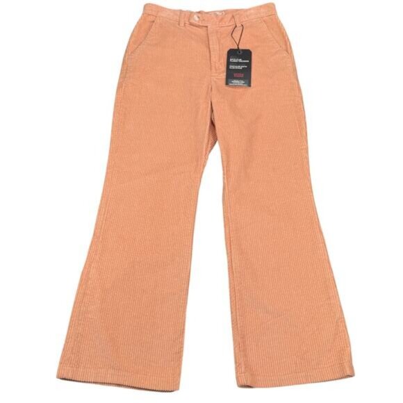 Levi's Math Club Flare Corduroy Women's Trousers In Pebble Peach Size 29 x 27 - Picture 3 of 10